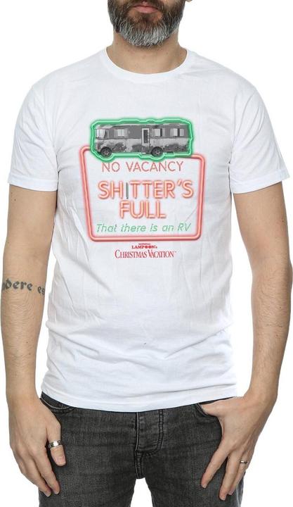 Image du produit National Lampoon´s Vacation National Lampoon's Christmas Vacation - T-shirt GREYSCALE NO VACANCY - Homme (L)