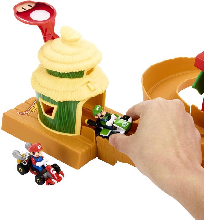 Actual product image Hot Wheels Mario Kart Kong Island Track Set