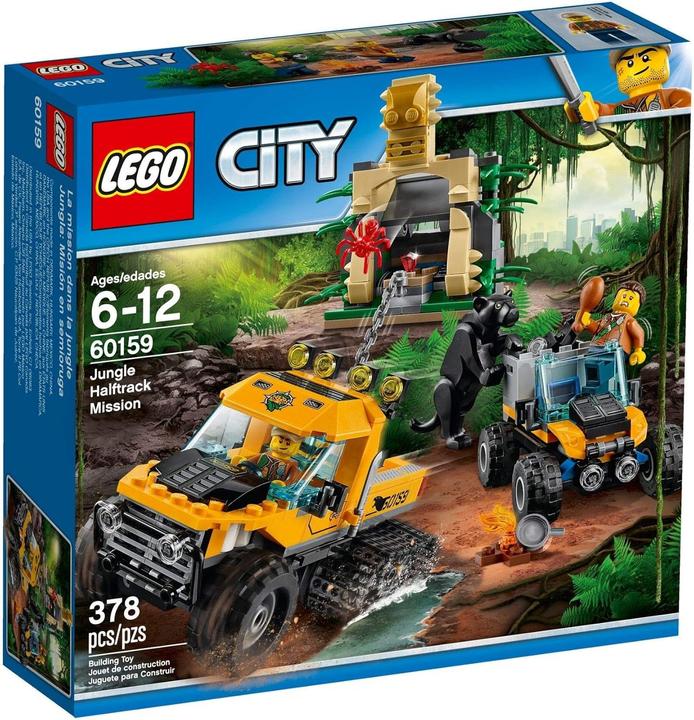 Immagine prodotto LEGO Missione con il veicolo semicingolato della giungla (60159, LEGO City)