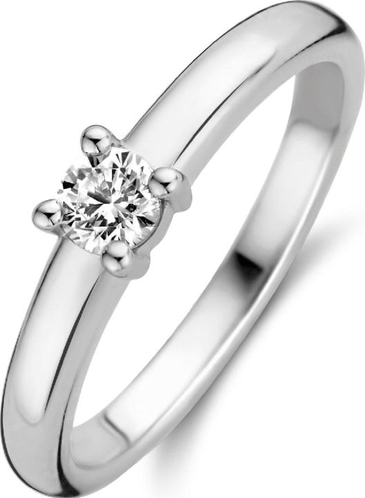 Produktbild Ti Sento Milano Ring mit Zirkonia 12212ZI (56, 925 Silber)