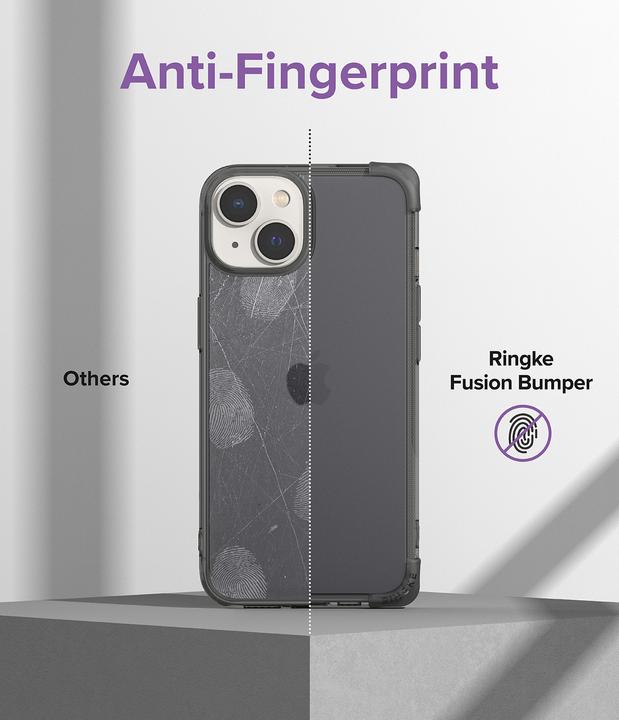 Productafbeelding Ringke Fusion Bumper case voor iPhone 14 Plus grijs (Apple iPhone 14 Plus)