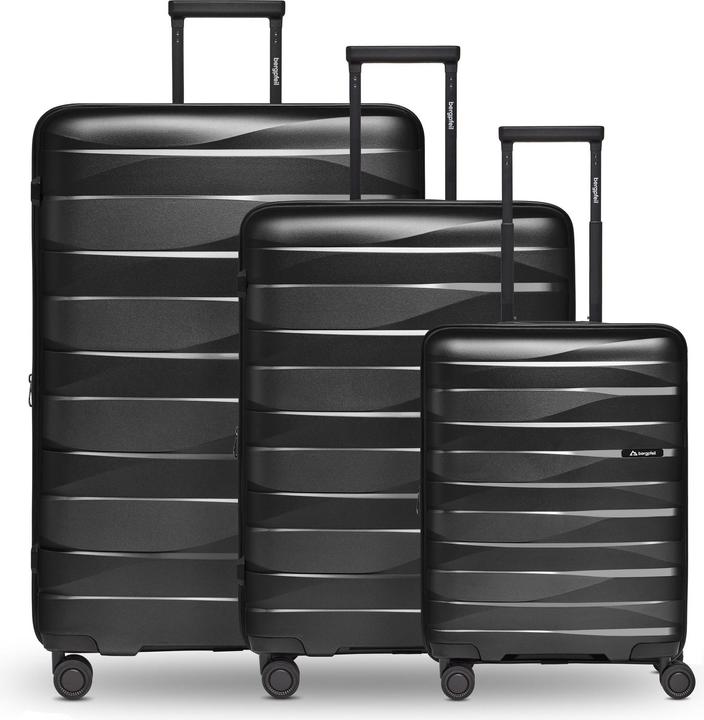 Image du produit Bergpfeil Travel Set de valises à 4 roulettes 3 pièces avec soufflet extensible (228 l, XL (à partir de 115l))