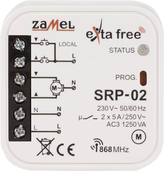 Produktbild Zamel Wireless Rollladen Controller Exta Free Komfort Bedienmodi SRP-02