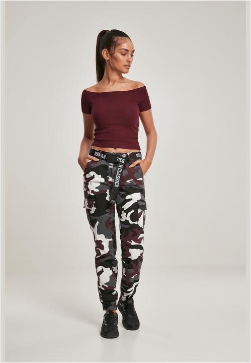 Image du produit Urban Classics Ladies Off Shoulder Rib Tee (S)