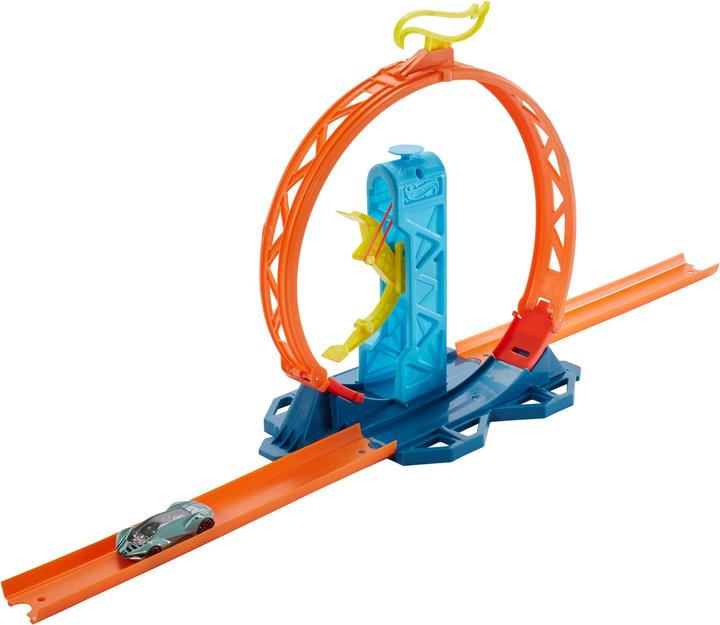Image du produit Hot Wheels Coffret Lanceur et Looping Track Builder - Circuit Petite voiture - A partir de 6 ans
