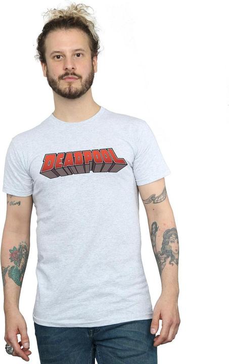 Produktbild Deadpool Text Logo TShirt (L)
