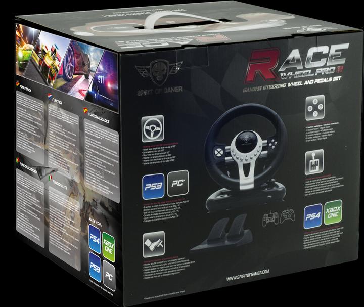 Immagine prodotto Spirit Of Gamer Race Wheel Pro 2 (Xbox Series X, Xbox One S, Xbox Serie S, PS3, PC, PS4, Xbox One X)