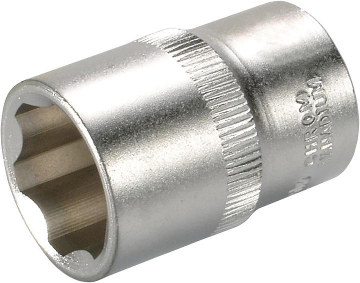 Produktbild SW-Stahl Steckschlüsseleinsatz Wellenprofil 07620L-E8 SW 8 mm 12,5 mm (1/2') Profi