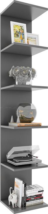 Actual product image VCM Wooden Children's Bookcase Kids Wall Hanging Shelf Wall Board Shelf Kidos (35 x 30 x 180 cm)