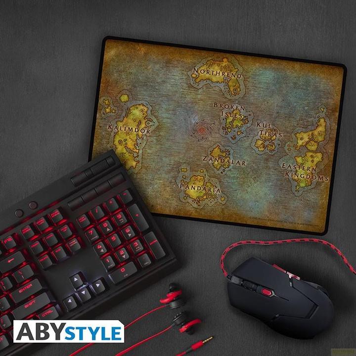 Produktbild ABYstyle Tappetino Mouse Gaming - World of Warcraft : Map
