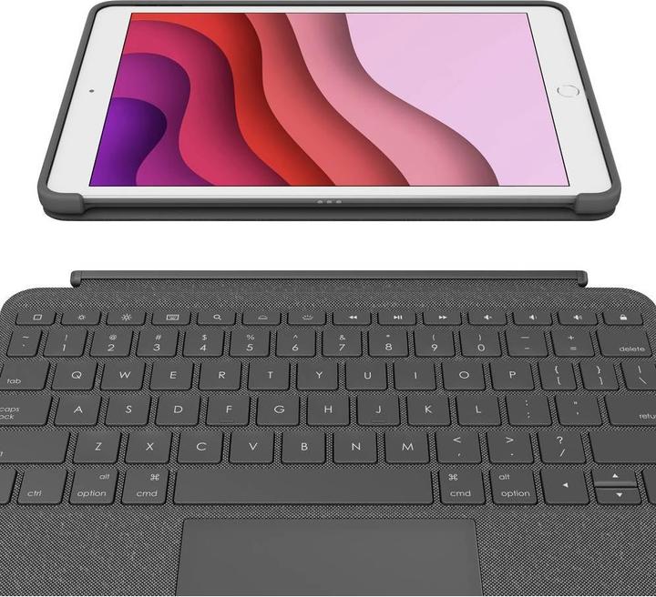 Image du produit Logitech Combo Touch (DE, iPad 2019 (7e gène), iPad 2020 (8. Gen), iPad 2021 (9e génération))