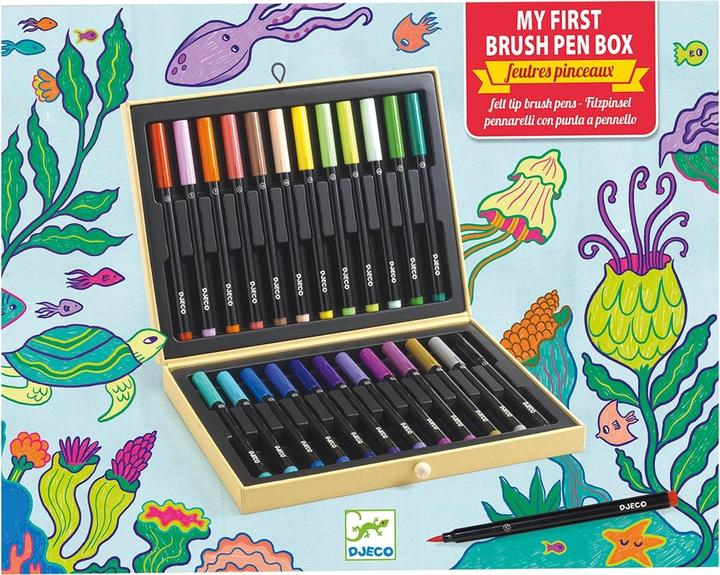 Image du produit Djeco Première boîte de crayons-pinceaux