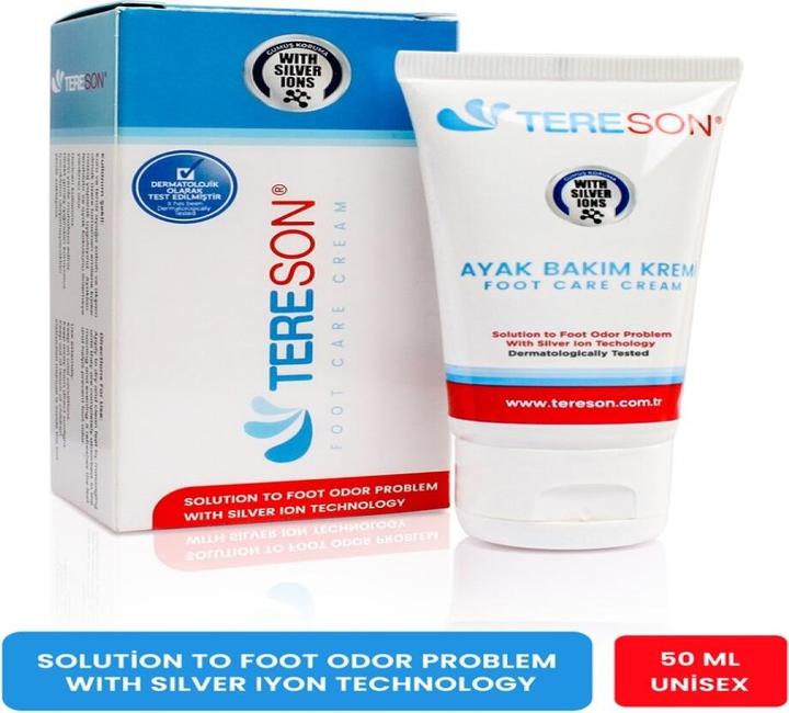 Produktbild Tereson Fusscreme, Creme gegen Fussgeruch, Unisex, 50 ml (Fussdeodorant & -puder, 50 ml)