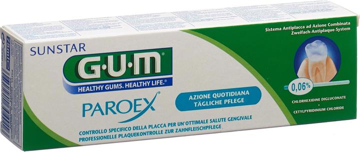Produktbild GUM SUNSTAR PAROEX Zahnpasta 0.06 % chlorhexidine (75 ml)