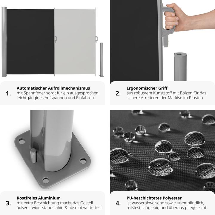 Immagine prodotto tectake Tenda laterale (3 m)