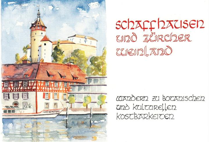 Produktbild Schaffhausen und Zürcher Weinland (Deutsch, Hannes Stricker, 2013)