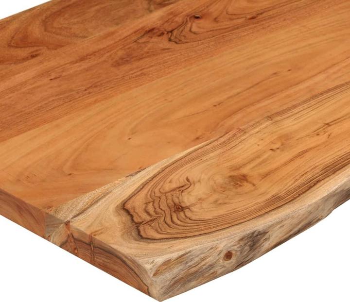 Produktbild VidaXL Tischplatte Rechteckig Baumkante Holzplatte Möbelplatte Massivholz Akazie (80 x 40 x 2.5 cm)