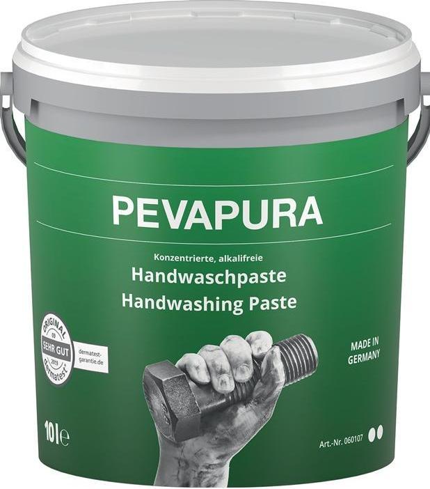 Produktbild Paul Voorman Handreinigungspaste Pevapura 10 l silikonfrei Eimer PAUL VOORMANN (Handseife Nachfüllpackung, 10000 ml)