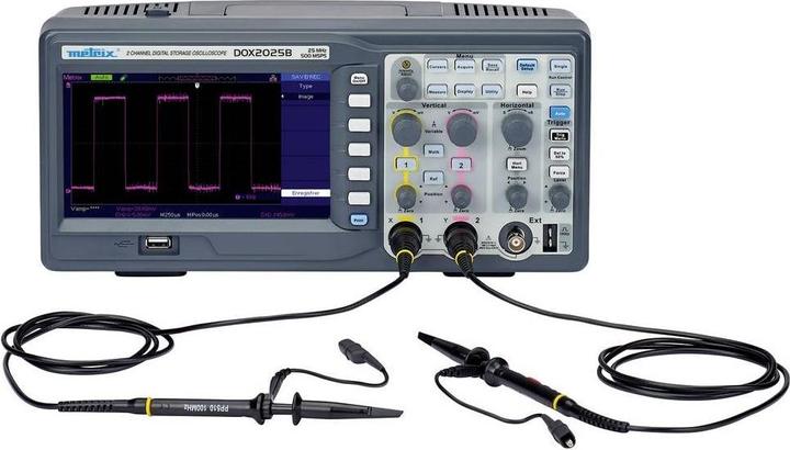 Immagine prodotto Metrix Oscilloscopio digitale DOX2025B 20MHz 2 canali 50 GSa/s 32 kpts 8 Bit Memoria digitale (DSO) 1pc. (CAT II 300V)