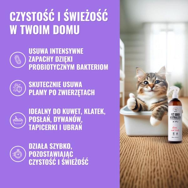 Image du produit Pets PET Neutralizator zapachów Odor Neutralizer 500ml (Chat, Chien, Rongeur, 500 ml)