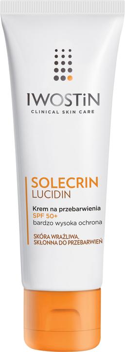 Image du produit Iwostin Ivostin Solcrin Lucidin, crème décolorante, SPF 50+, 50 ml (Crème solaire, SPF 50+, 50 ml)