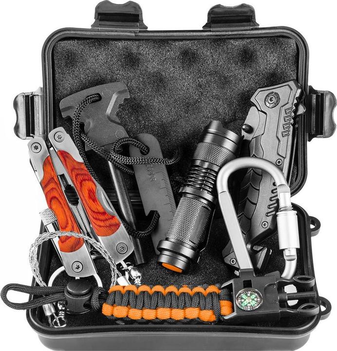 Actual product image Neo 8-in-1 Survival Kit in a Box