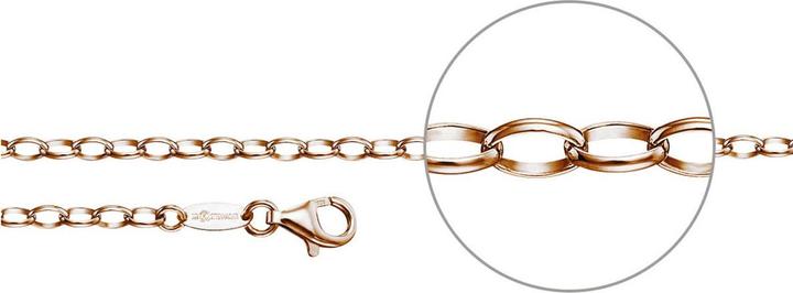 Image du produit Der Kettenmacher Chaîne d'ancre collier (Argent, 70 cm)
