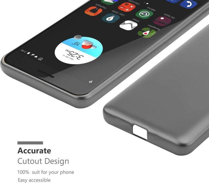 Actual product image Cadorabo TPU Matt Metallic Cover (ZTE Blade V7)
