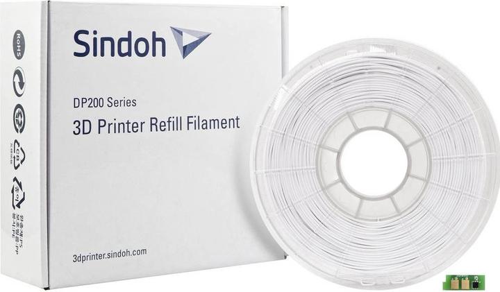 Produktbild Sindoh Refill Filament (PLA, 1.75 mm, 700 g, Weiss)