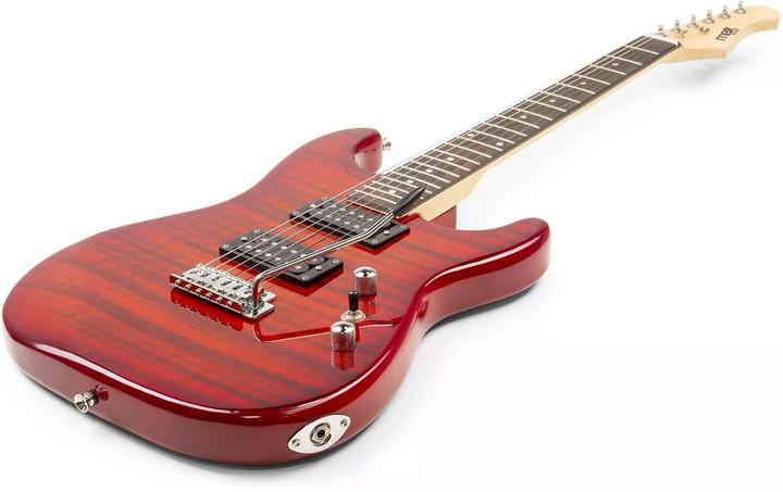Produktbild Max E-Gitarre GigKit Quilted Style Rot (E-Gitarre, Holz)