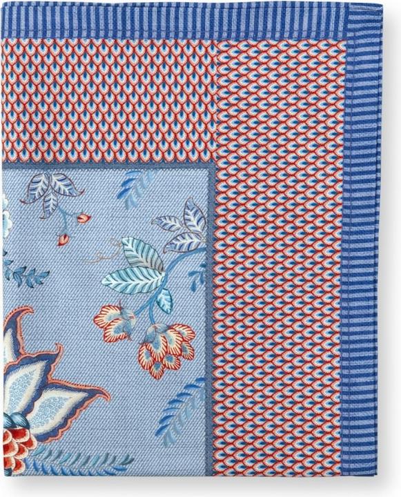 Actual product image PIP Studio Flower Festival Tablecloth Blue 100 x 100 cm (100 x 100 cm)