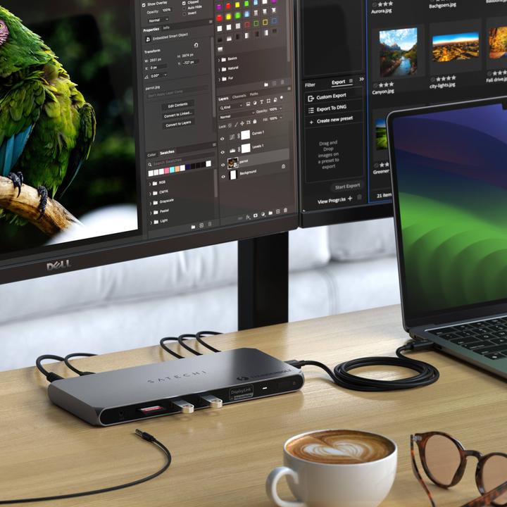 Produktbild Satechi Thunderbolt 4 Multi-Display Docking Station (Thunderbolt, 11 Ports)