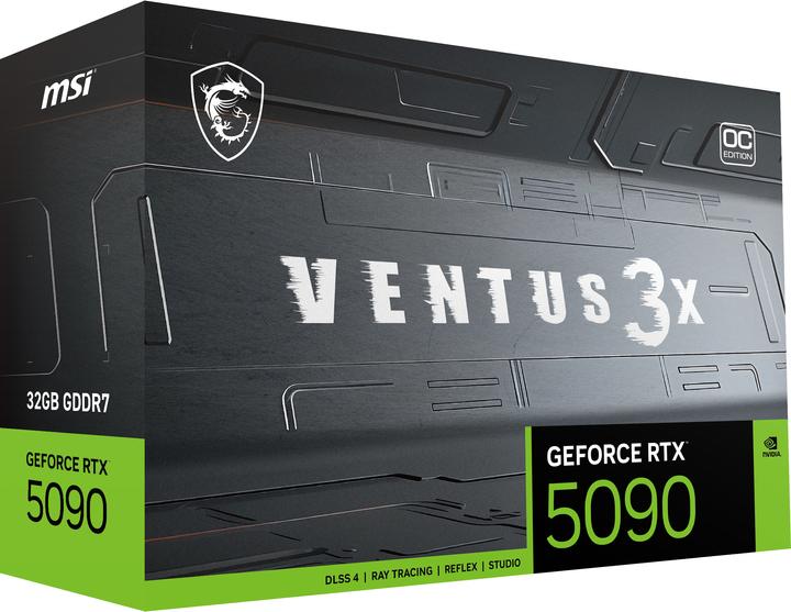 Actual product image MSI GeForce RTX 5090 32G VENTUS 3X OC (32 GB)