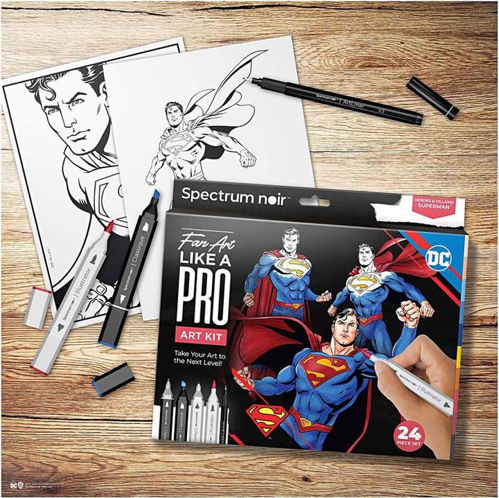 Immagine prodotto Creativ Company Set hobby illustrazione eroi dei fumetti Superman a colori