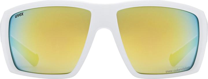 Actual product image Uvex Sports mtn venture CV (White Matt, colourvision yummy yellow)