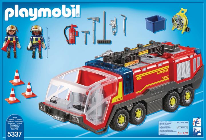 Produktbild Playmobil Flughafenlöschfahrzeug (5337)