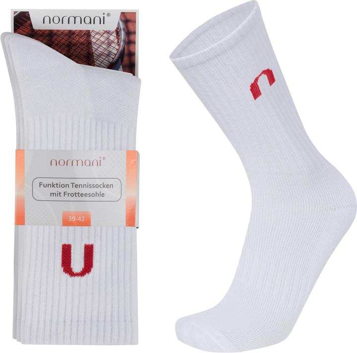 Normani 4 Funktions Tennissocken mit Frotteesohle - 9387