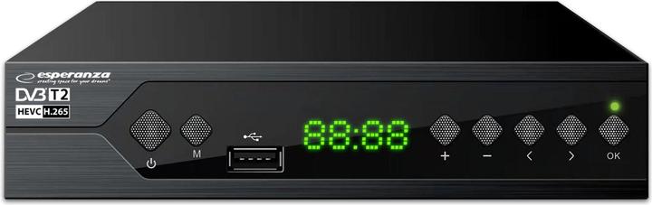 Produktbild Esperanza EV107R TV Set-Top-Box Kabel Schwarz (DVB-T2)