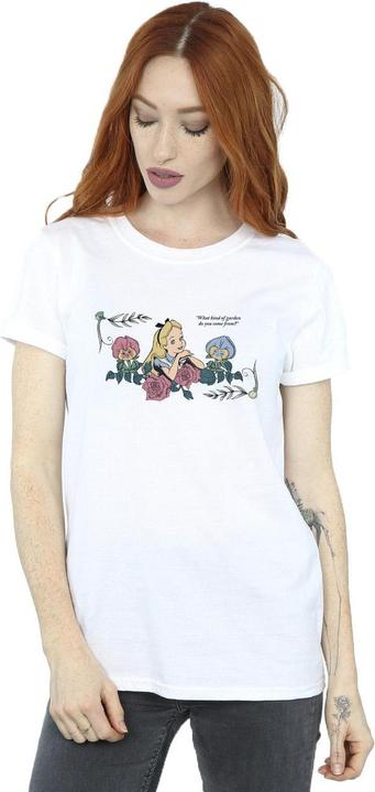 Image du produit Disney - T-shirt ALICE IN WONDERLAND WHAT KIND OF GARDEN - Femme (L)
