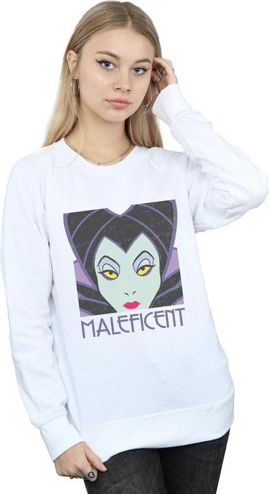 Actual product image Disney Womens/Ladies Maleficent Cropped Head Sweatshirt (M)