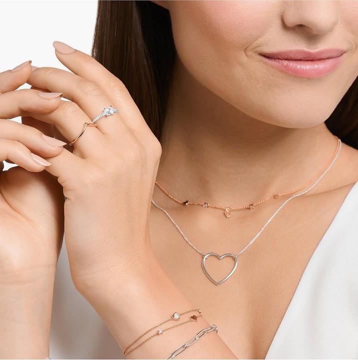 Actual product image Thomas Sabo Ring V shape rose gold (52, 925 Silver)