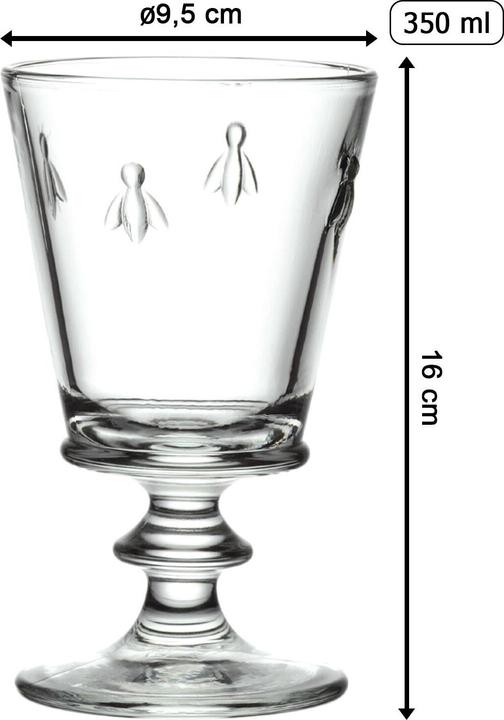 Produktbild La Rochère Rotweingläser Biene (35 cl, 6 Gläser, Rotweingläser)