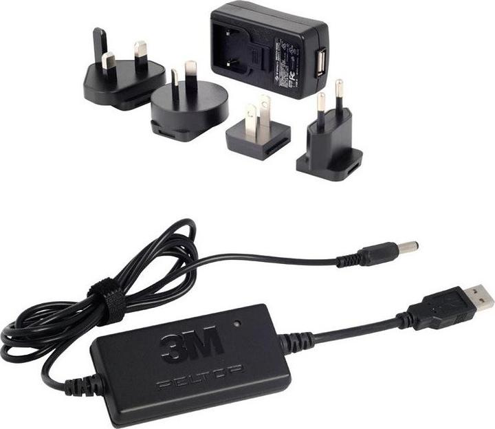 AccuCell 3M Peltor 230V/USB Ladekit für ACK053 Akku FR08/09
