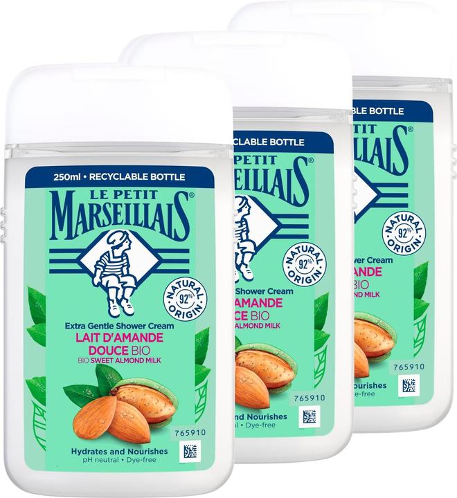 Le Petit Marseillais Duschcreme Süssmandel 3 x 250 ml (750 ml)