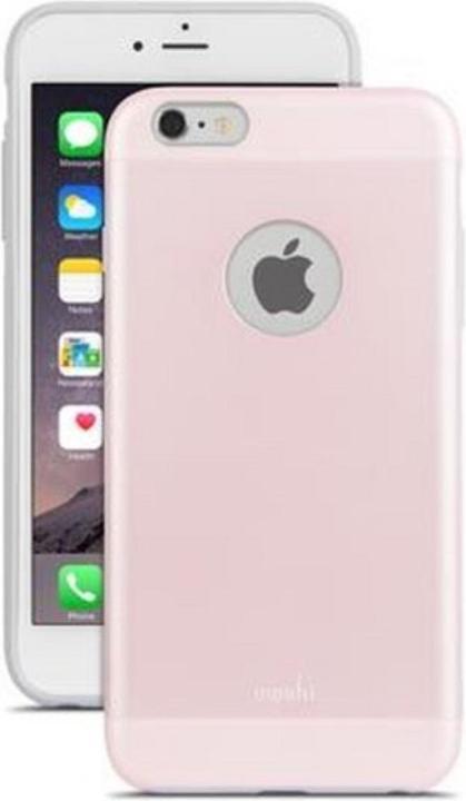 Actual product image Moshi iGlaze - ultra-slim snap on case for iPhone 6/6s Plus - Carnation Pink (Apple iPhone 6 Plus, Apple iPhone 6s Plus)