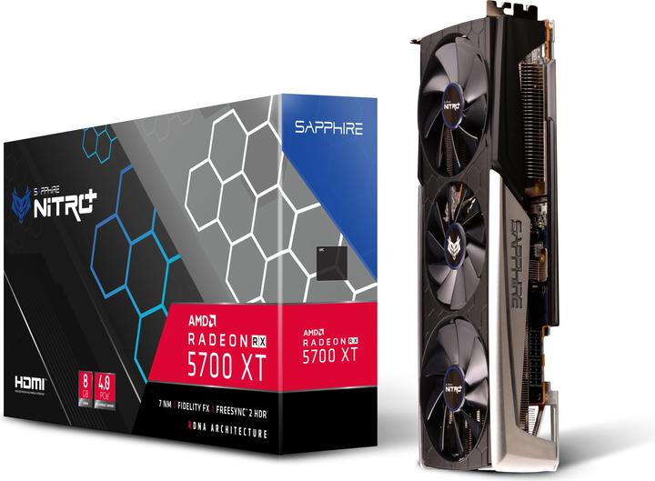 Actual product image Sapphire Nitro+ Radeon RX 5700 XT (8 GB)