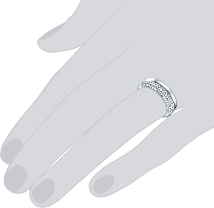 Actual product image Rafaela Donata Ladies Sterling Silver Zirconia silver - 11440 (58, 925 Silver)