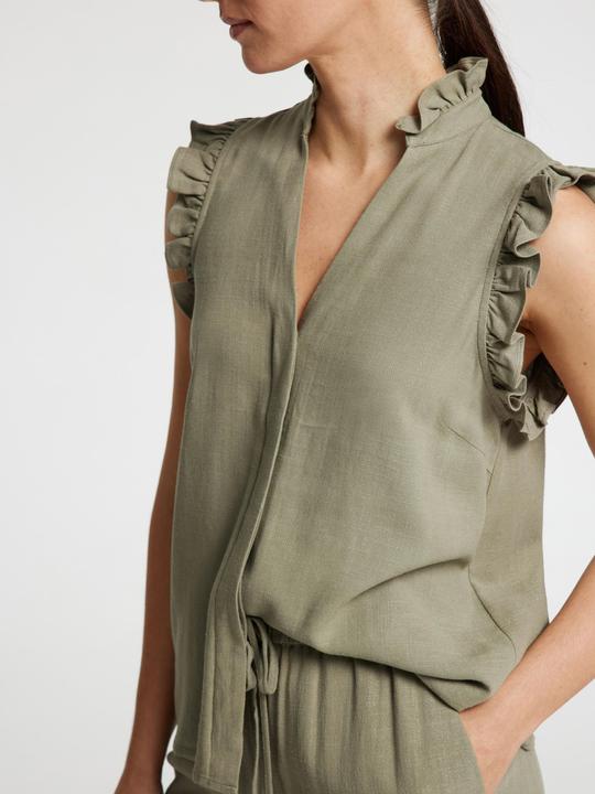 Produktbild Selected Femme Slfviva Sl Ruffle Top Noos (42)