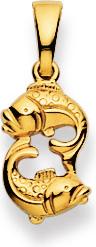 Produktbild Natsumi Schmuck Anhänger Sternzeichen Fisch Gelbgold 18K/750 (750/18 K Gelbgold)