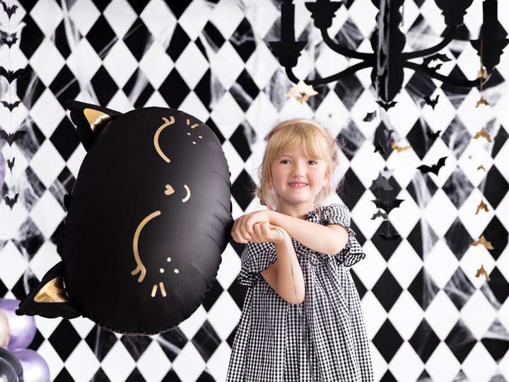 Produktbild Partydeco Ballon Katze schwarz
